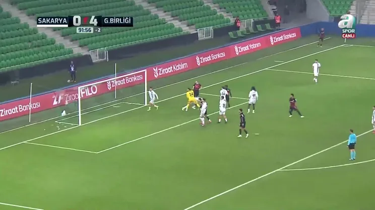 GOL | Sakaryaspor 0-5 Gençlerbirliği