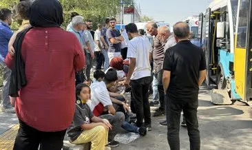 SON DAKİKA... Diyarbakır'da freni patlayan otobüs durakta bekleyen halk otobüsüne çarptı: Çok sayıda yaralı var! #diyarbakir