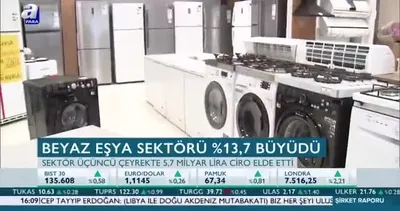 Beyaz eşya sektörü yüzde 13,7 büyüdü