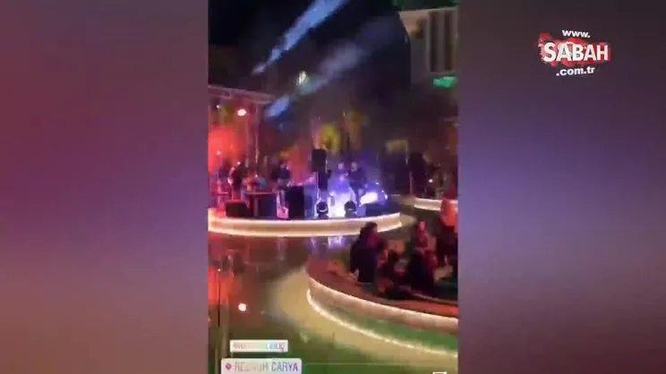 Kısıtlamalara rağmen, 5 yıldızlı otelde Murat Dalkılıç ile eğlendiler | Video