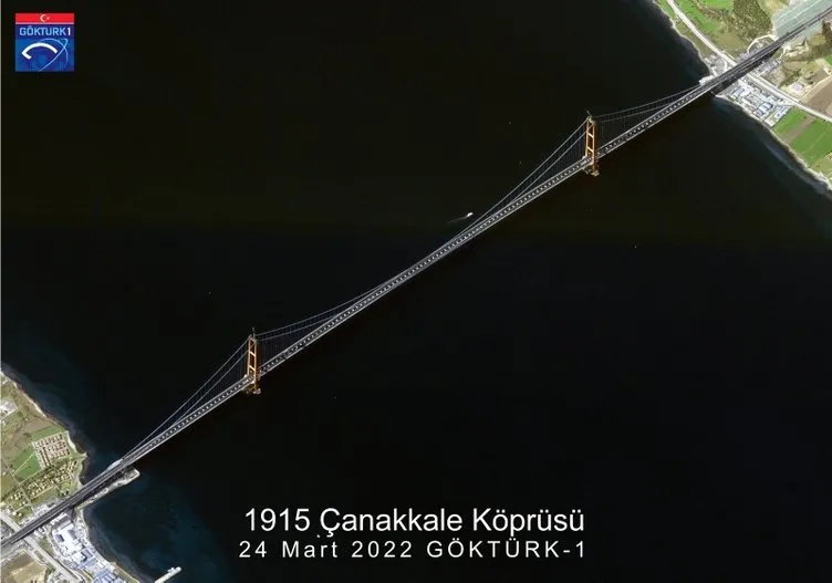 MSB paylaştı: 1915 Çanakkale Köprüsü’ne bir de GÖKTÜRK-1’in gözünden bakmak ister misiniz?