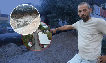 Kaza yokuşunda asfalt skandalı! Annesi ölen vatandaş isyan etti: Altı boşaldı… Su basıyor #hatay
