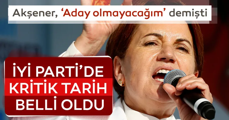İyi Parti'den son dakika kurultay açıklaması!
