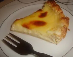 Milföylü muhallebili turta flan pâtissier