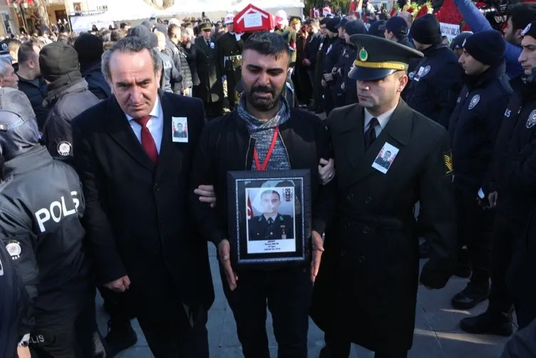 Tel Abyad şehidi teğmen Sinan Bilir, Tokat'ta son yolculuğa uğurlandı