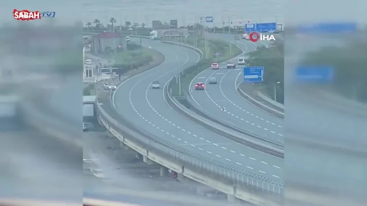 Rize'de ters şeritte giden araç trafiği tehlikeye soktu! O anlar kamerada | Video