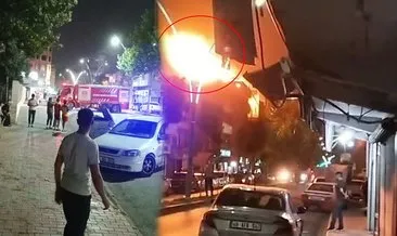 Batman’da çatı katında çıkan yangın patlamaya sebep oldu: O anlar kamerada! #batman