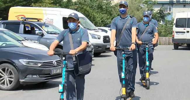 Elektrikli scooter'lı postacı dönemi! İstanbul'da başladı - Ekonomi Haberleri