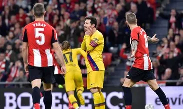 Lionel Messi’ye kupa şoku! Athletic Bilbao 1 - 0 Barcelona MAÇ SONUCU