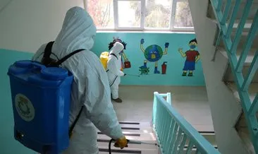 Haliliye belediyesi, kırsal mahallelerdeki okulları dezenfekte ediyor
