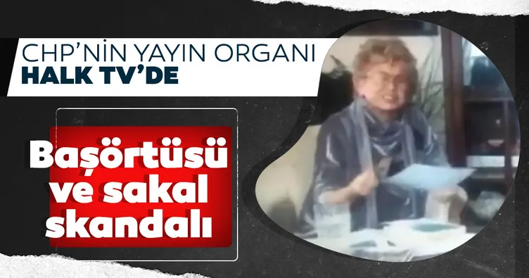 HALK TV’de başörtüsü ve sakal skandalı!
