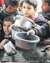 Gazze en çok da insanlığa aç
