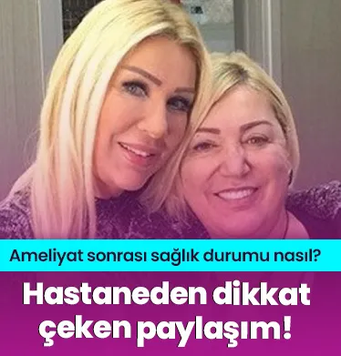 Hastane odasından paylaşım yaptı!