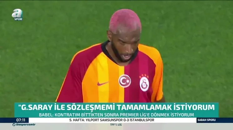 Ryan Babel: Sözleşmemi tamamlayıp Premier Lig'e dönmek istiyorum