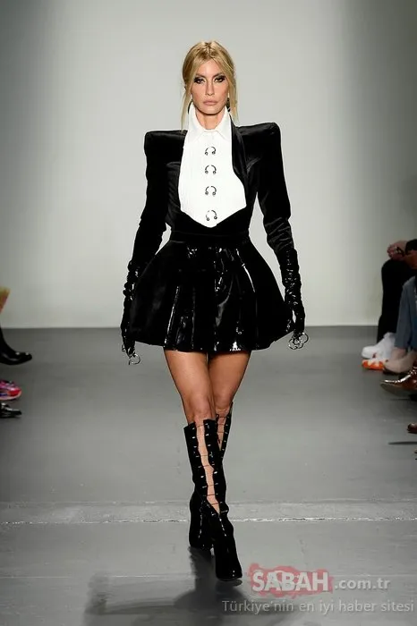 Modacı Hakan Akkaya New York Fashion Week’i salladı! Baş model Çağla Şıkel!