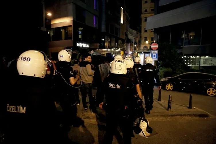 Olympiakos taraftarları İstanbul’da olay çıkardı!