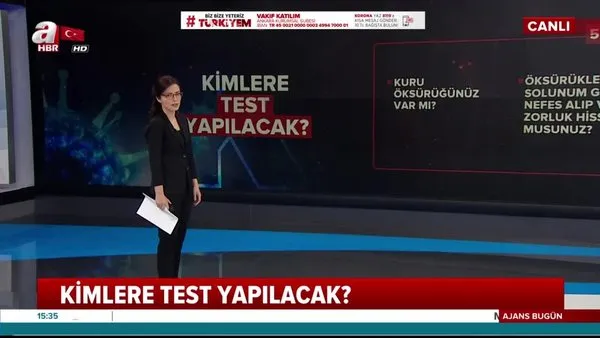 Türkiye'de corona virüs testi kimlere yapılıyor? Covid-19 testi yaptıranlara hangi sorular soruluyor? | Video