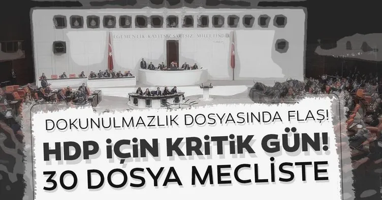 SON DAKİKA! HDP’li milletvekillerinin dokunulmazlık dosyaları Meclis’te