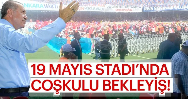 19 Mayıs stadı Cumhurbaşkanı Erdoğan'ı bekliyor