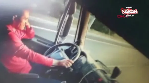 Samsun'da şoförü uyuyan kamyonun çarptığı yaya öldü! Feci kaza anı kameraya böyle yansıdı