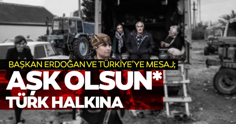 Azerbaycan halkından Türkiye’ye mesaj: Aşk olsun* Türk halkına