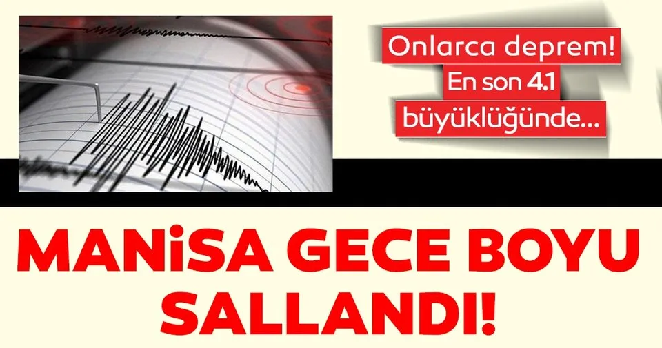 SON DAKİKA HABER: Manisa deprem ile sallanmaya devam ediyor! Kandilli Rasathanesi ve AFAD son dep...