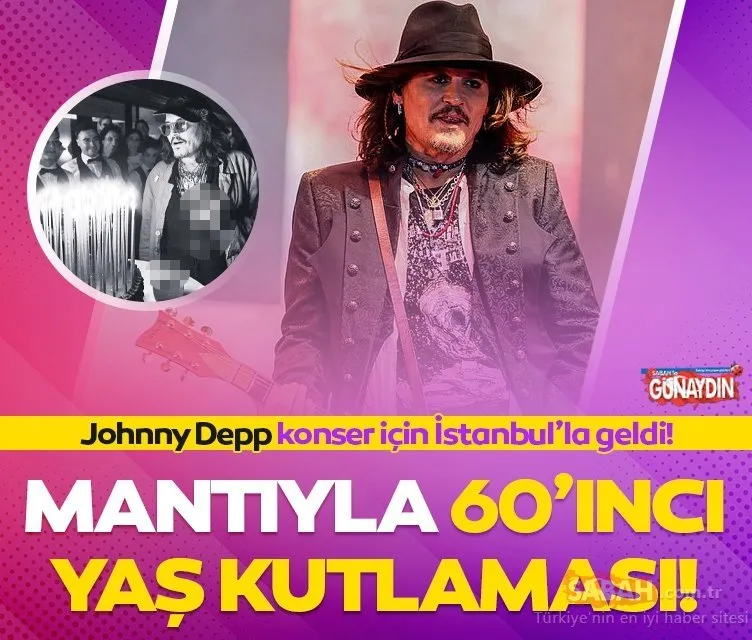 Mantıyla 60. yaş kutlaması! Johnny Depp’li Hollywood Vampires grubu İstanbul’da konser verdi!