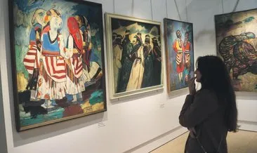 Ödüllü ressamın eserleri Dolmabahçe’de sergileniyor