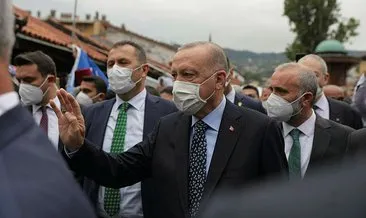 Son dakika: Başkan Erdoğan Bosna Hersek’te Başçarşı Camii açılışına katıldı