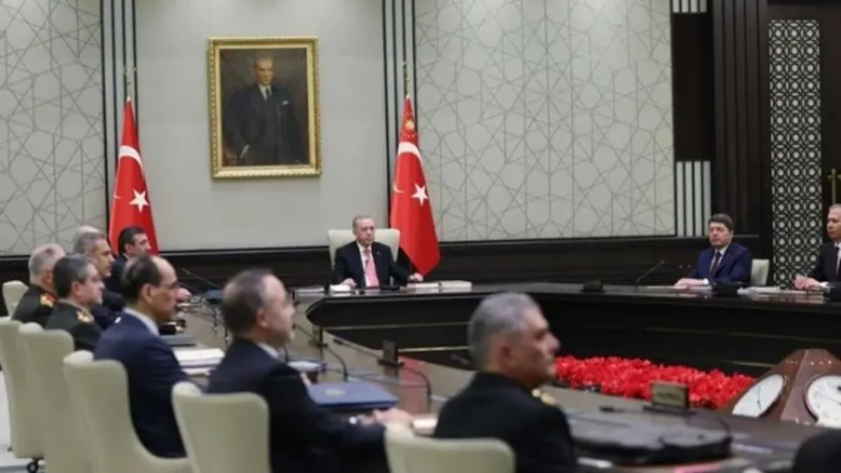 Milli Güvenlik Kurulu Başkan Erdoğan liderliğinde toplandı Milli Güvenlik Kurulu Başkan Erdoğan liderliğinde toplandı