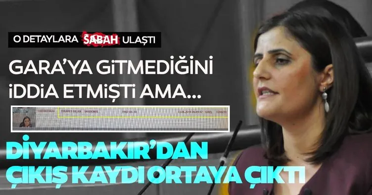 Son dakika: HDP’li Dirayet Dilan Taşdemir’in Diyarbakır’dan havayolu ile Erbil’e çıkış kaydı olduğu ortaya çıktı