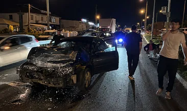 Düzce’de iki otomobil çarpıştı: 5 yaralı