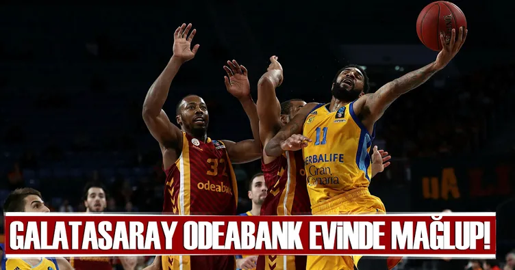 Galatasaray Odeabank evinde mağlup