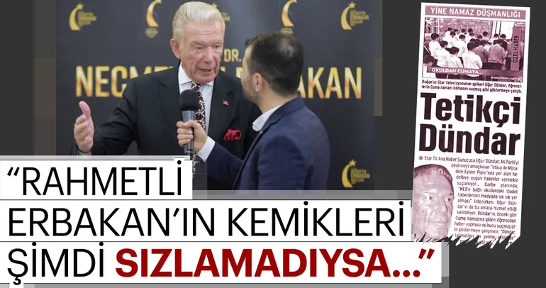 Erbakan’ın kemikleri şimdi sızlamadıysa! Erbakan Ödülleri...