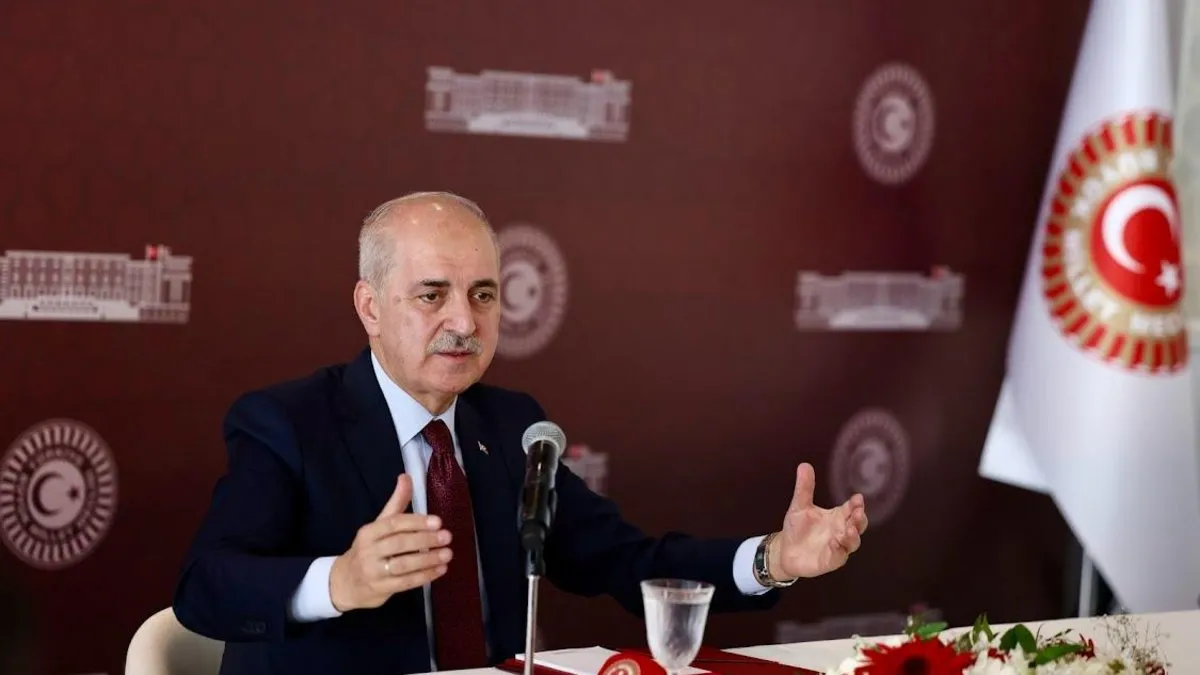 TBMM Başkanı Numan Kurtulmuş’tan terörsüz Türkiye mesajı TBMM Başkanı Numan Kurtulmuş’tan terörsüz Türkiye mesajı