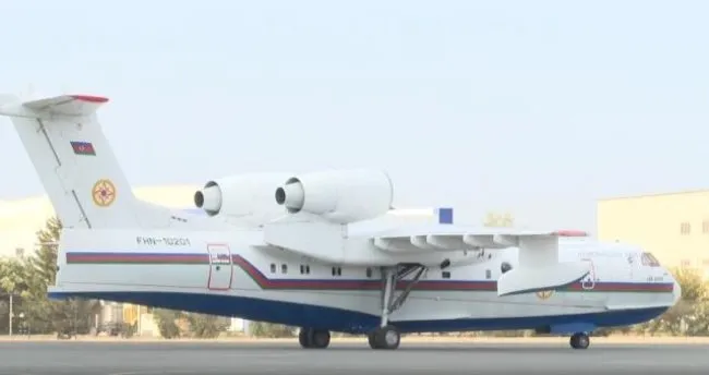 Azerbaycan Türkiye'ye amfibi uçak gönderdi