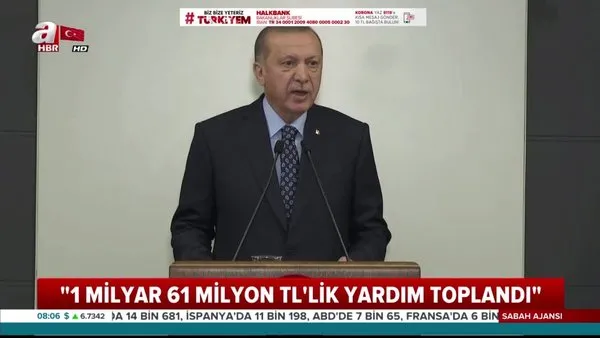 Cumhurbaşkanı Erdoğan, yeni corona virüsü tedbirlerini açıkladı | Video