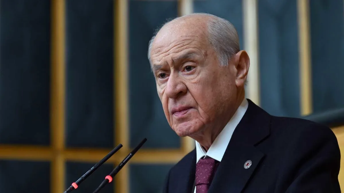 MHP lideri Devlet Bahçeli'den siyasi partiler kanunu mesajı! 'Yeni anayasaya ihtiyaç var'