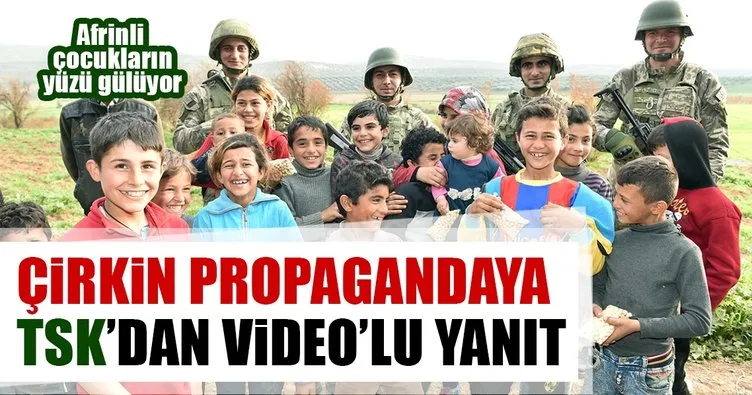 Çirkin propagandaya TSK’dan video’lu cevap
