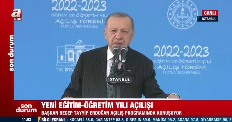 Son dakika: Başkan Erdoğan’dan gençlere uyarı: Sizi tarihinizi unutturmaya çalışan köksüzlere kulak asmayın