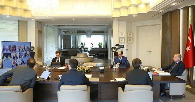 AK Parti MYK Erdoğan başkanlığında toplandı! Gündemde koronavirüs ...