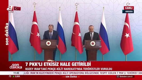 Bakan Çavuşoğlu ve Rus mevkidaşı Lavrov'dan önemli açıklamalar | Video
