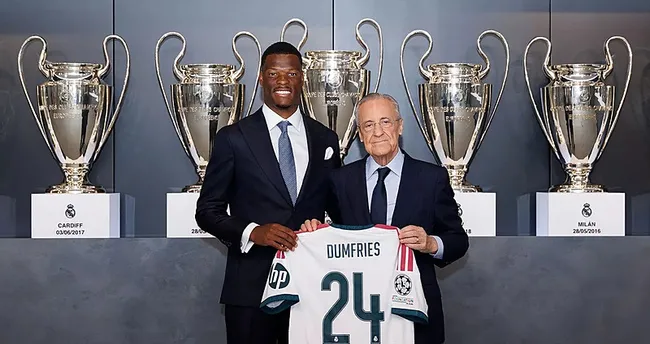 Dumfries, Real Madrid’e imzayı attı!