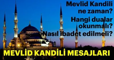 Resimli Mevlid Kandili mesajları! Kandil mesajları 2018!