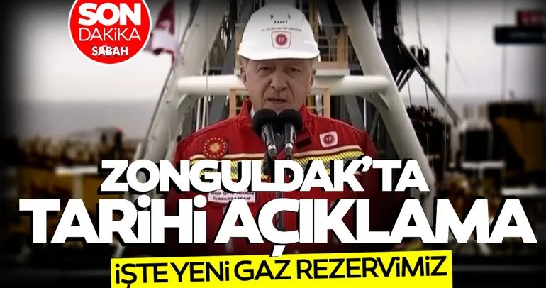 SON DAKİKA: Başkan Erdoğan Zonguldak’ta büyük müjdeyi duyurdu! Doğal Gaz rezervimiz 405 milyar metreküp oldu