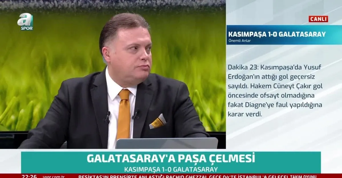 Kasimpasa Galatasaray Macinda Iptal Edilen Golden Once Faul Var Mi Erman Toroglu Acikladi Videosunu Izle Son Dakika Haberleri