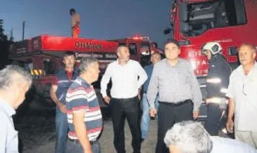 Çamlıdere’de yangın paniği
