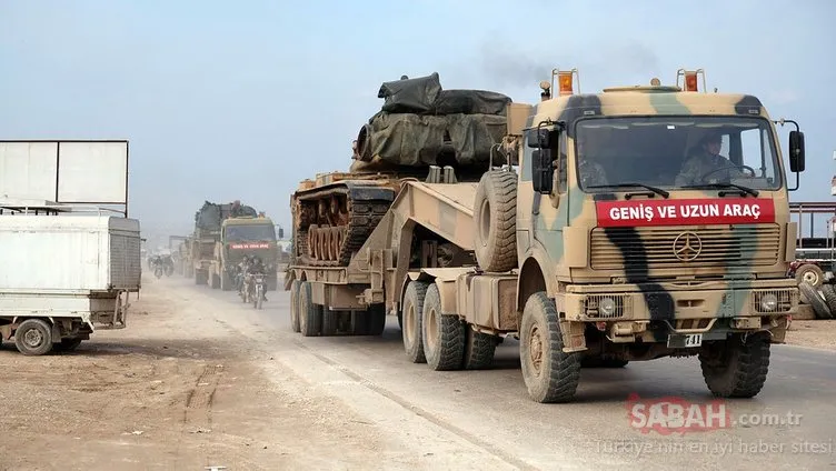 TSK konvoyu, İdlib’in Cabal el Zaviye bölgesinde görüntülendi