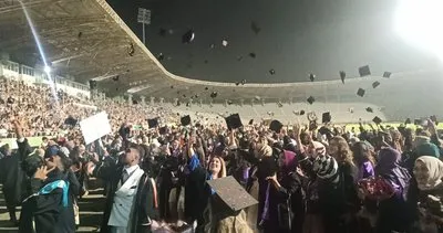 Harran Üniversitesinde 4 bin öğrenci mezuniyet coşkusu yaşadı #sanliurfa