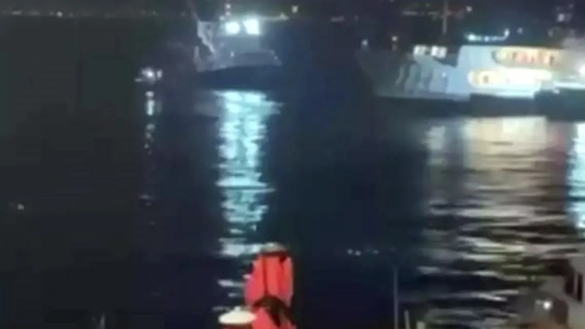 Denizdeki ağlara balık değil vapur takıldı Denizdeki ağlara balık değil vapur takıldı